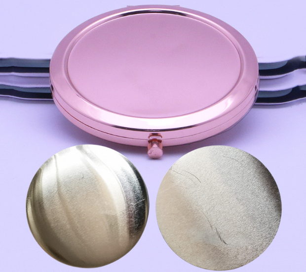 Mini Pocket Cosmetic Compact Mirror Foldable Double Sides Pocket Mirror Girl Beauty Tools