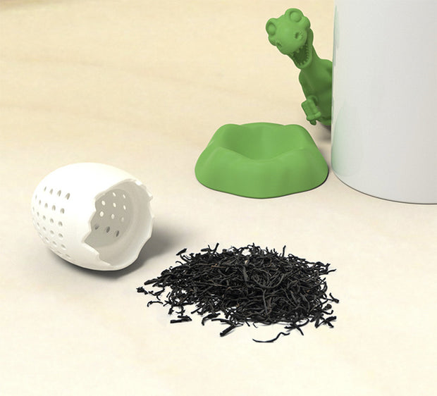 Jurassic 3 Dinosaur Baby Tea Hourglass Tea Sorter Creative Product Tyrannosaurus Rex Tea Filter Dinosaur Tea Brewery Tea