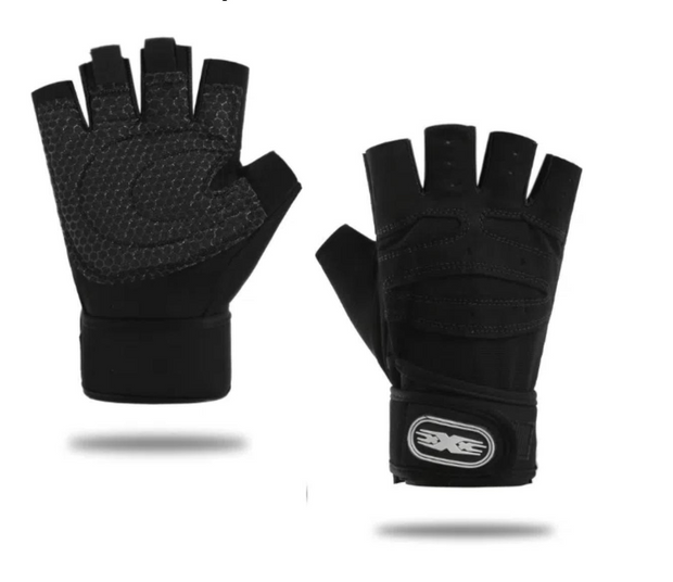 Fitness cycling gloves men's and women's wrist guards half finger gloves