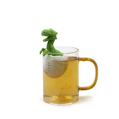 Jurassic 3 Dinosaur Baby Tea Hourglass Tea Sorter Creative Product Tyrannosaurus Rex Tea Filter Dinosaur Tea Brewery Tea