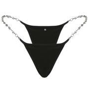 New Product Women's Solid Chain T Pants Sexy Underwear Women's Metal G-string Underpants